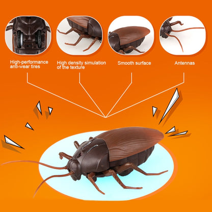 Tricky Funny Toy Infrared Remote Control Scary Creepy Cockroach, Size: 7.5*14cm -  by PMC Jewellery | Online Shopping South Africa | PMC Jewellery