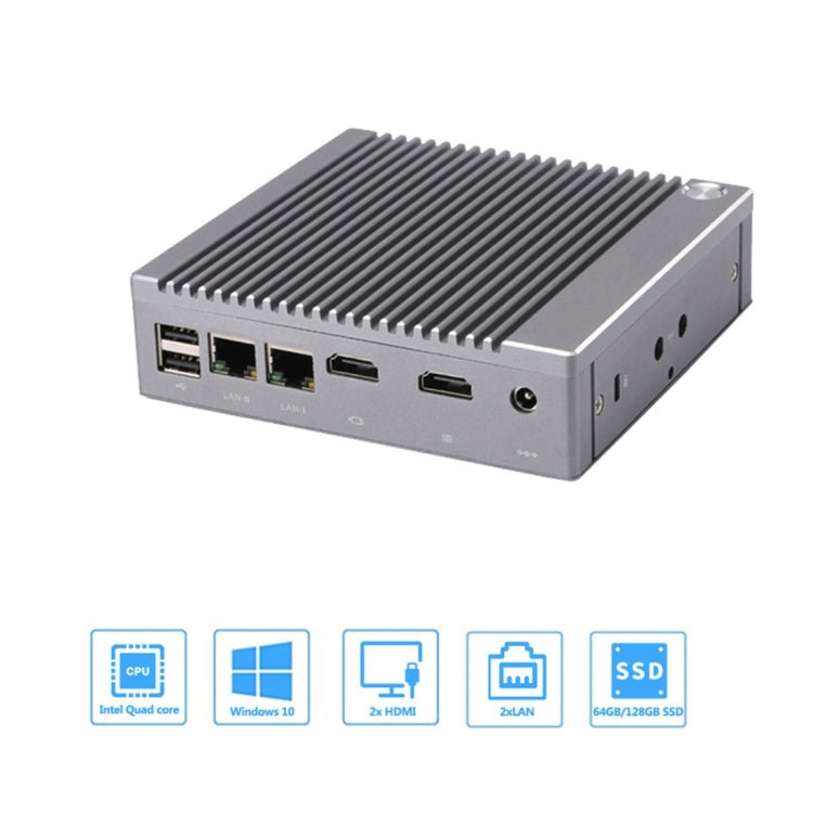 K660S Windows and Linux System Mini PC, Intel Celeron Processor N2840 Quad-Core 1.83- 2.25GHz, 8GB RAM + 128GB SSD, UK Plug - Windows Mini PCs by PMc TechLife | Online Shopping South Africa | PMc TechLife | Buy Now Pay Later Mobicred