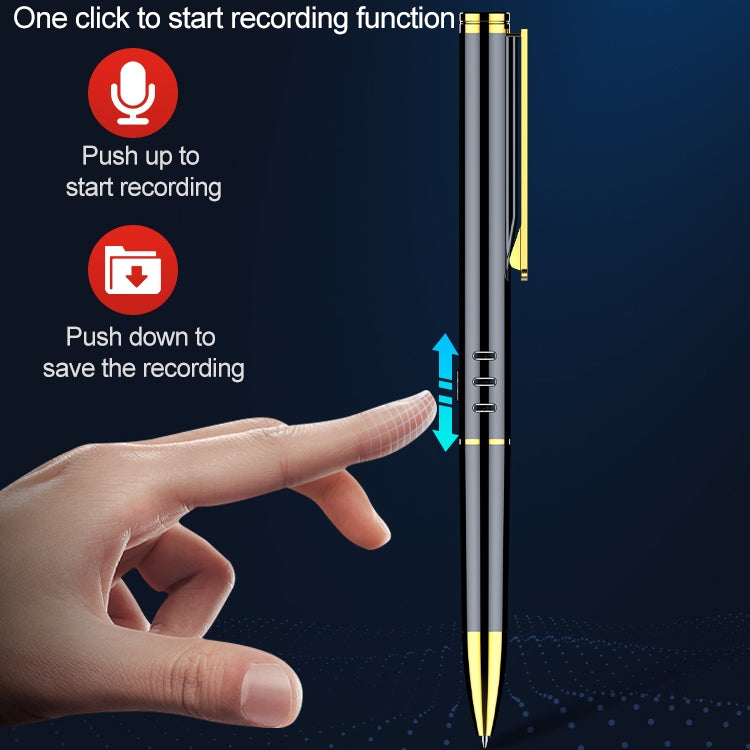 Original Lenovo B628 32GB Intelligent Voice Control Noise Reduction Pen Shape Recording Pen - Recording Pen by Lenovo | Online Shopping South Africa | PMC TechLife