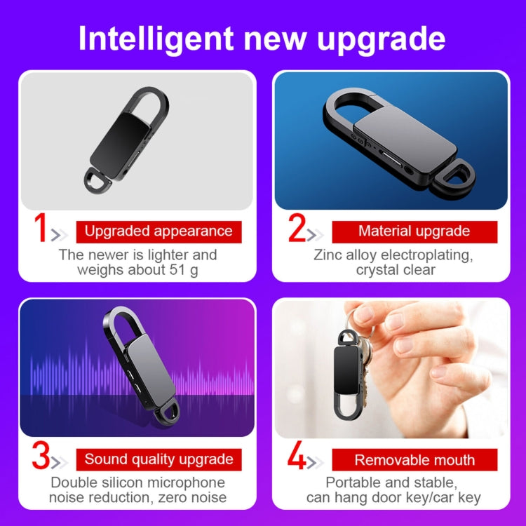 S20 16GB Keychain HD Noise Reduction Portable Recording Pen - U-Disk Recorder by PMC TechLife | Online Shopping South Africa | PMC TechLife | Buy Now Pay Later Mobicred