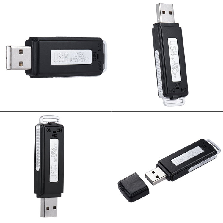 SK868 64GB Rechargeable Portable U-Disk Voice Recorder - U-Disk Recorder by PMC TechLife | Online Shopping South Africa | PMC TechLife | Buy Now Pay Later Mobicred