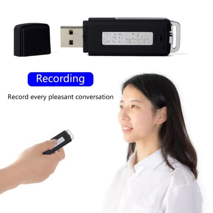 SK868 64GB Rechargeable Portable U-Disk Voice Recorder - U-Disk Recorder by PMC TechLife | Online Shopping South Africa | PMC TechLife | Buy Now Pay Later Mobicred