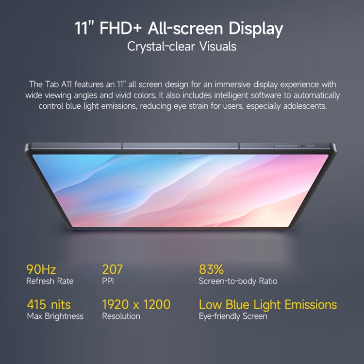 Ulefone Tab A11 Tablet PC, 6GB+256GB, 11 inch Android 14 Unisoc T620 Octa Core 4G Network, EU Plug (Space Grey) - free shipping - PMC Jewellery - Order now!