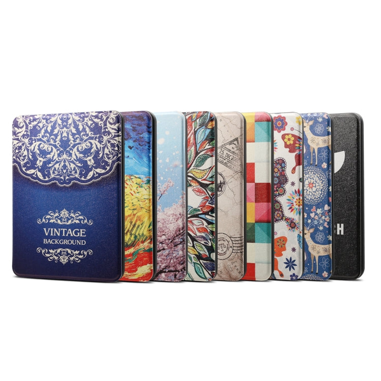 Colors Magic Cube Pattern Horizontal Flip PU + TPU Leather Protective Case for Amazon Kindle Paperwhite 4 (2018), with Sleep & Wake-up Function - Amazon by PMC TechLife | Online Shopping South Africa | PMC TechLife