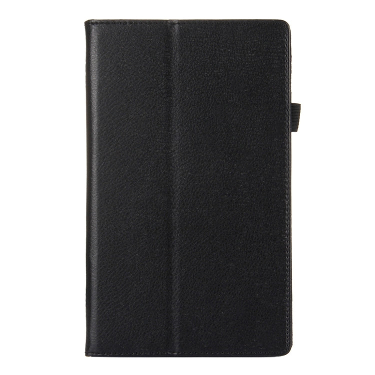 For Amazon Kindle Fire HD8 (2017) Litchi Texture Horizontal Flip Leather Case with Holder(Black) - Amazon by PMC TechLife | Online Shopping South Africa | PMC TechLife