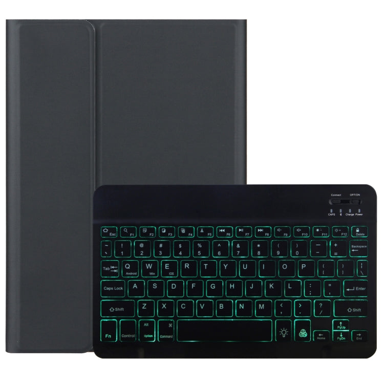 DY-P10-S 2 in 1 Removable Bluetooth Keyboard + Protective Leather Tablet Case with Backlight & Holder for Lenovo Tab P10 10.1 inch(Black) - Lenovo Keyboard by PMC TechLife | Online Shopping South Africa | PMC TechLife | Buy Now Pay Later Mobicred
