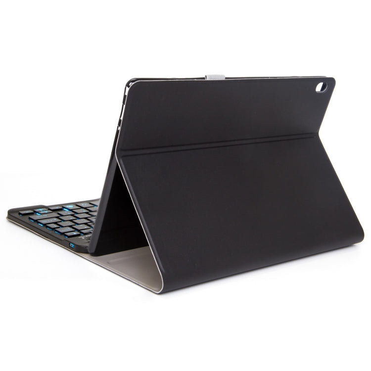 DY-P10-S 2 in 1 Removable Bluetooth Keyboard + Protective Leather Tablet Case with Backlight & Holder for Lenovo Tab P10 10.1 inch(Black) - Lenovo Keyboard by PMC TechLife | Online Shopping South Africa | PMC TechLife | Buy Now Pay Later Mobicred