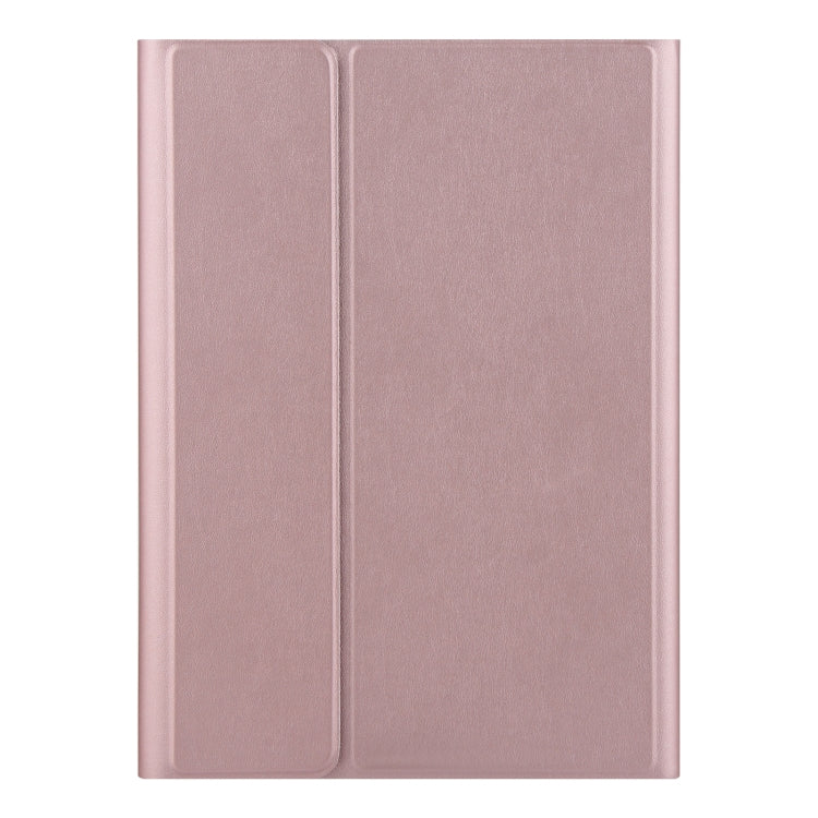 DY-E10 2 in 1 Removable Bluetooth Keyboard + Protective Leather Tablet Case with Touchpad & Holder for Lenovo Tab E10(Rose Gold) - Lenovo Keyboard by PMC TechLife | Online Shopping South Africa | PMC TechLife