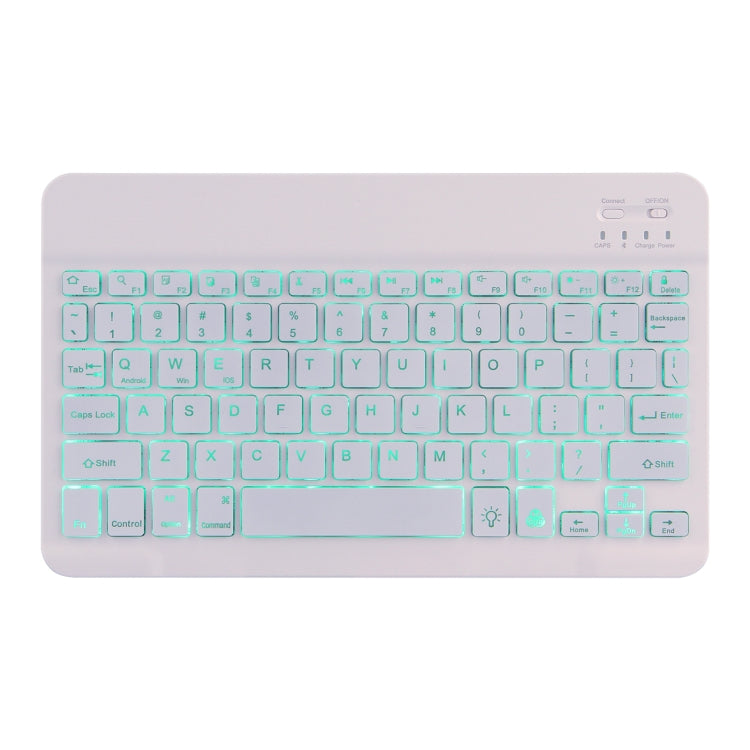 M10S 2 in 1 Removable Bluetooth Keyboard + Leather Tablet Case with Backlight & Holder for Lenovo Tab M10 TB-X505X (Gold) - Lenovo Keyboard by PMC TechLife | Online Shopping South Africa | PMC TechLife