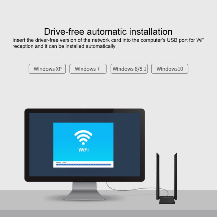 COMFAST CF-WU782ACV2 1300Mbps Dual-band Wifi USB Network Adapter with 2 Antennas - free shipping - PMC Jewellery - Order now!