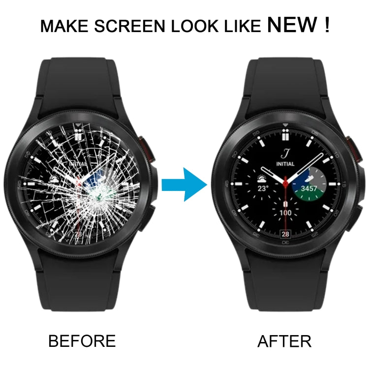 Original LCD Screen Digitizer Full Assembly with Frame for Samsung Galaxy Watch4 Classic 42mm SM-R880/R885 (Silver) - free shipping - PMc TechLife - Order now!