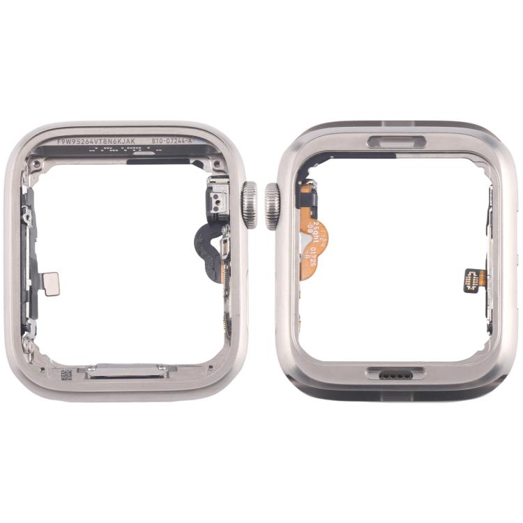 For Apple Watch Series 5 40mm LTE Stainless Steel Middle Frame Bezel Plate with Crown Spin Axis Flex Cable - Middle Frame by PMc TechLife | Online Shopping South Africa | PMc TechLife | Buy Now Pay Later Mobicred