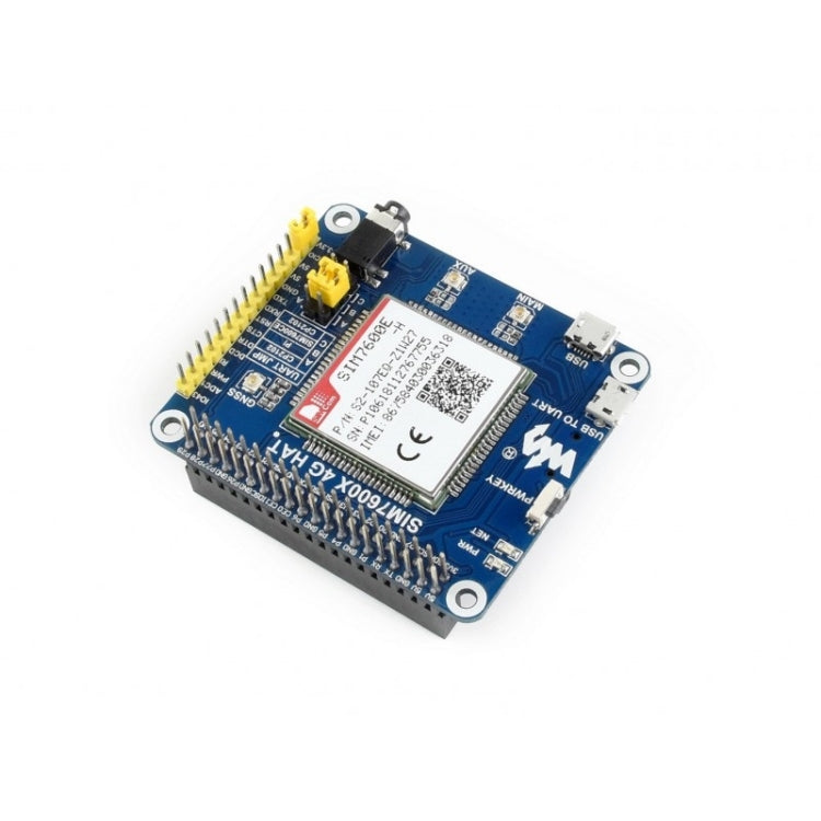 Waveshare 4G / 3G / 2G / GSM / GPRS / GNSS HAT for Raspberry Pi, LTE CAT4, for Southeast Asia, West Asia, Europe, Africa - Modules Expansions Accessories by Waveshare | Online Shopping South Africa | PMC Jewellery | Buy Now Pay Later Mobicred