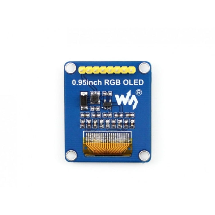Waveshare 0.95 inch RGB OLED (B), SPI interface, Straight Vertical Pinheader - Modules Expansions Accessories by Waveshare | Online Shopping South Africa | PMC TechLife | Buy Now Pay Later Mobicred