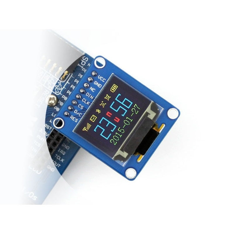 Waveshare 0.95 inch RGB OLED (B), SPI interface, Straight Vertical Pinheader - Modules Expansions Accessories by Waveshare | Online Shopping South Africa | PMC TechLife | Buy Now Pay Later Mobicred