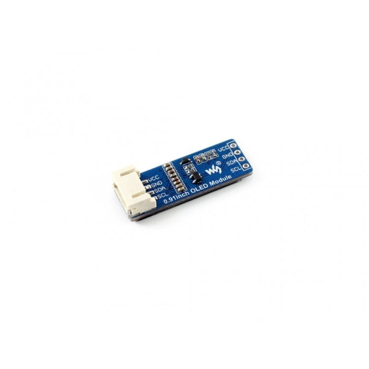 Waveshare 0.91 inch OLED Display Module, 128x32 Pixels, I2C Interface - Modules Expansions Accessories by Waveshare | Online Shopping South Africa | PMC TechLife | Buy Now Pay Later Mobicred