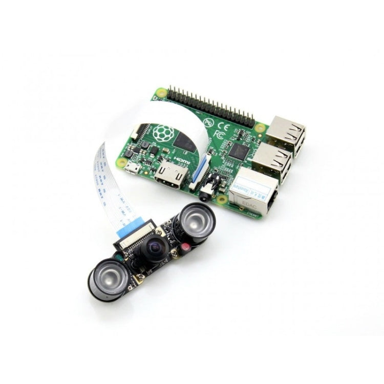 Waveshare RPi Camera (H) Module, Fisheye Lens, Supports Night Vision - Modules Expansions Accessories by waveshare | Online Shopping South Africa | PMC Jewellery | Buy Now Pay Later Mobicred