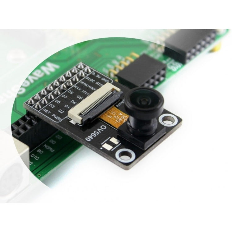 Waveshare OV5640 Camera Board (B), 5 Megapixel (2592x1944), Fisheye Lens Camera Module - Modules Expansions Accessories by Waveshare | Online Shopping South Africa | PMC Jewellery | Buy Now Pay Later Mobicred