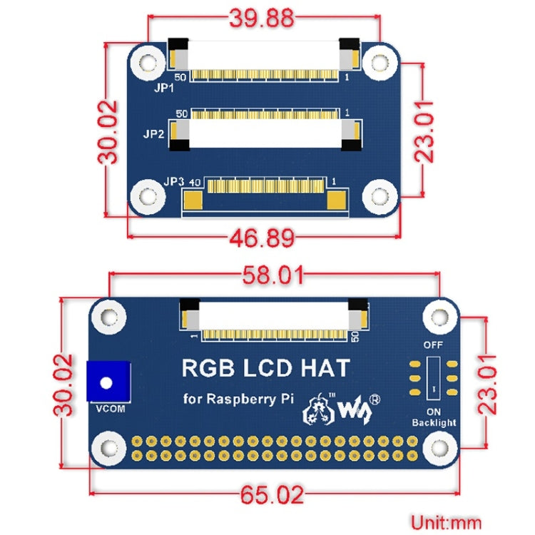 Waveshare 5.0 inch 800x480 IPS Display for Raspberry Pi, DPI interface, No Touch - Modules Expansions Accessories by Waveshare | Online Shopping South Africa | PMC TechLife | Buy Now Pay Later Mobicred