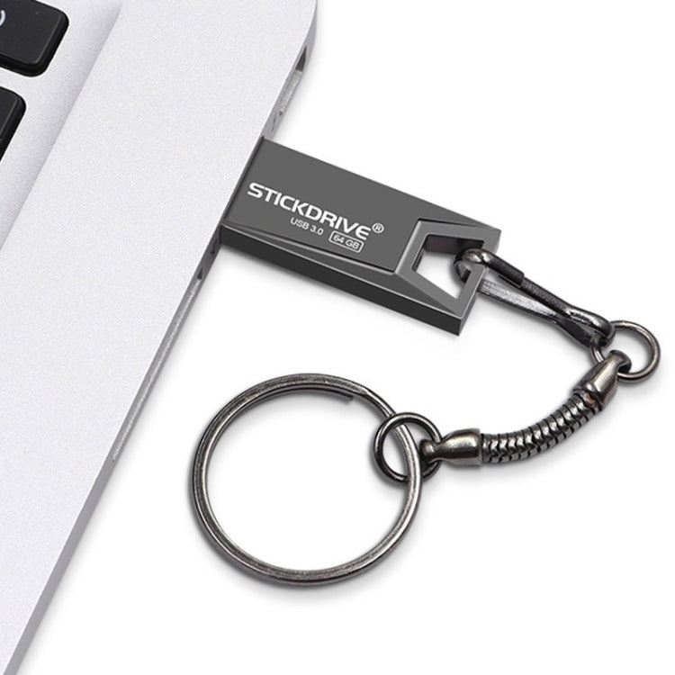 STICKDRIVE 64GB USB 3.0 High Speed Mini Metal U Disk (Black) - USB Flash Drives by STICKDRIVE | Online Shopping South Africa | PMC TechLife | Buy Now Pay Later Mobicred