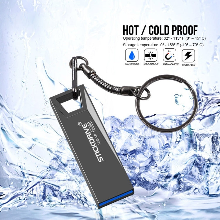 STICKDRIVE 64GB USB 3.0 High Speed Mini Metal U Disk (Silver Grey) - USB Flash Drives by STICKDRIVE | Online Shopping South Africa | PMC TechLife | Buy Now Pay Later Mobicred