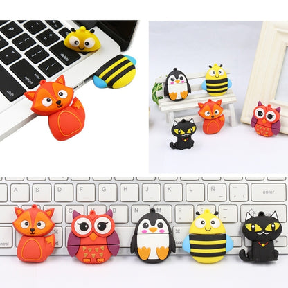 MicroDrive 128GB USB 2.0 Creative Cute Bee U Disk - USB Flash Drives by MicroDrive | Online Shopping South Africa | PMC Jewellery | Buy Now Pay Later Mobicred