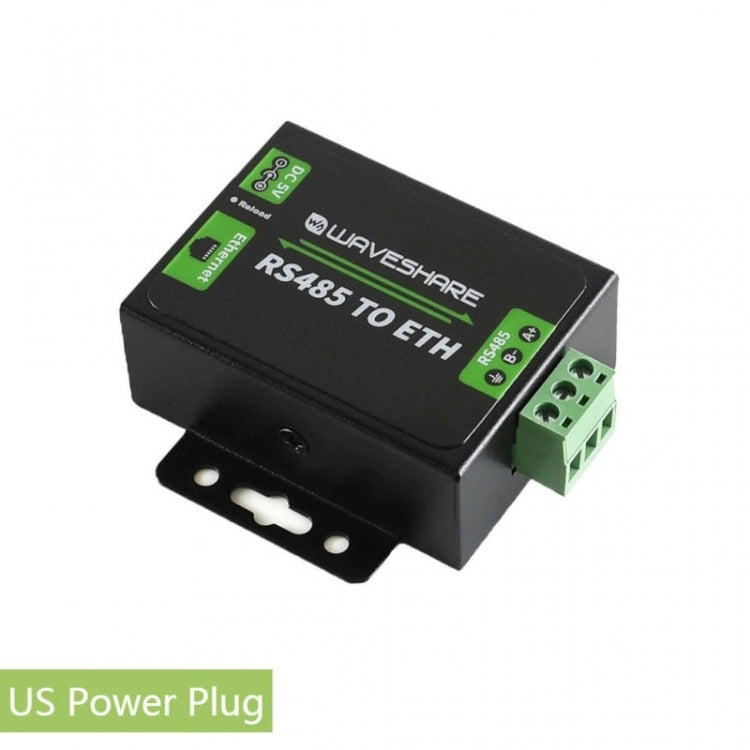 Waveshare RS485 to Ethernet Converter, US Plug - free shipping - PMC Jewellery - Order now!