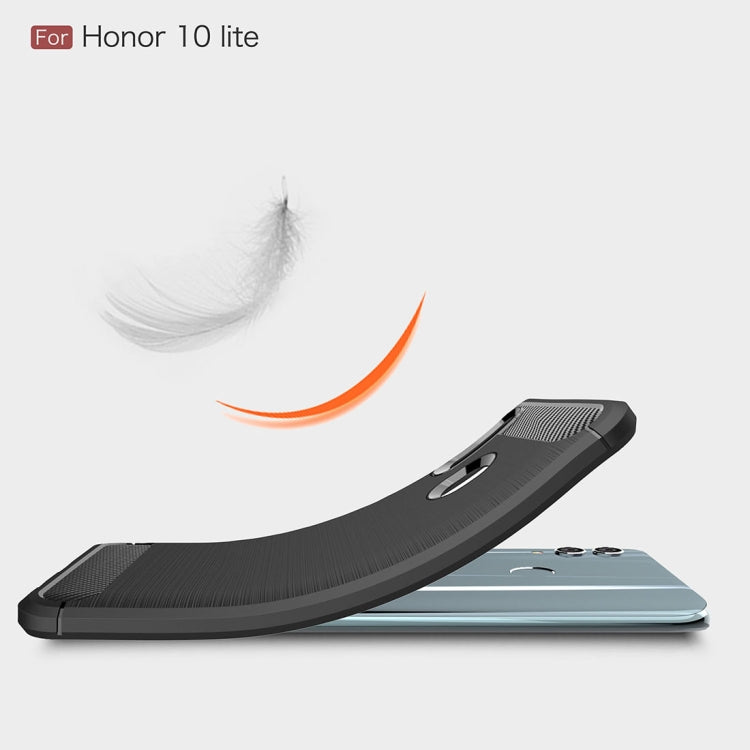 Carbon Fiber Texture TPU Shockproof Case For Huawei Honor 10 Lite / P Smart 2019 - Honor Cases by PMC TechLife | Online Shopping South Africa | PMC TechLife