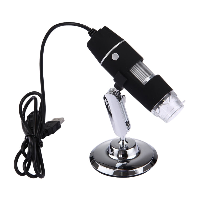 1000X Magnifier 0.3MP Image Sensor USB Digital Microscope with 8 LED & Professional Stand(Black) - Digital Microscope by PMC TechLife | Online Shopping South Africa | PMC TechLife | Buy Now Pay Later Mobicred