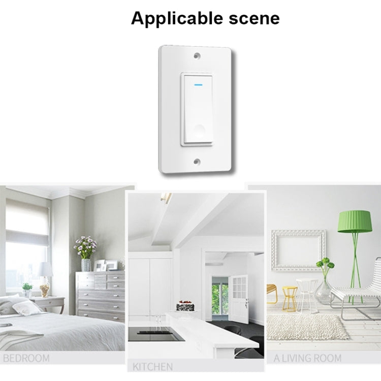 120 Type WiFi Smart Wall Touch Switch, US Plug(White) - Smart Switch by PMC TechLife | Online Shopping South Africa | PMC TechLife