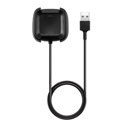 Replacement USB Charger Charging Cable Dock Adapter for Fitbit Versa Smartwatch, Cable Length: 1m(Black) - Charger by PMC Jewellery | Online Shopping South Africa | PMC Jewellery | Buy Now Pay Later Mobicred