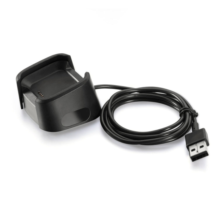 Replacement USB Charger Charging Cable Dock Adapter for Fitbit Versa Smartwatch, Cable Length: 1m(Black) - Charger by PMC Jewellery | Online Shopping South Africa | PMC Jewellery | Buy Now Pay Later Mobicred