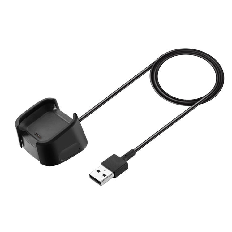 Replacement USB Charger Charging Cable Dock Adapter for Fitbit Versa Smartwatch, Cable Length: 1m(Black) - Charger by PMC TechLife | Online Shopping South Africa | PMC TechLife | Buy Now Pay Later Mobicred