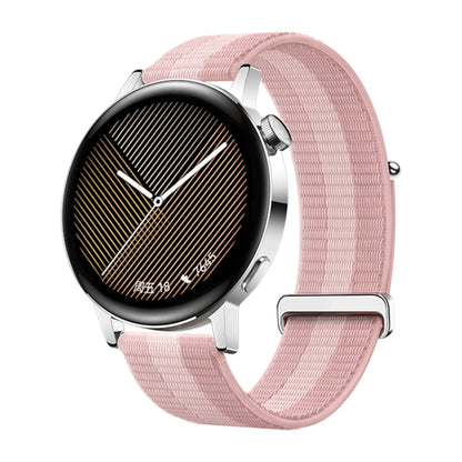 HUAWEI WATCH GT 3 Smart Watch 42mm Braided Wristband, 1.32 inch AMOLED Screen, Support Heart Rate Monitoring / GPS / 7-days Battery Life / NFC(Pink) - Wearable Devices by Huawei | Online Shopping South Africa | PMC Jewellery | Buy Now Pay Later Mobicred