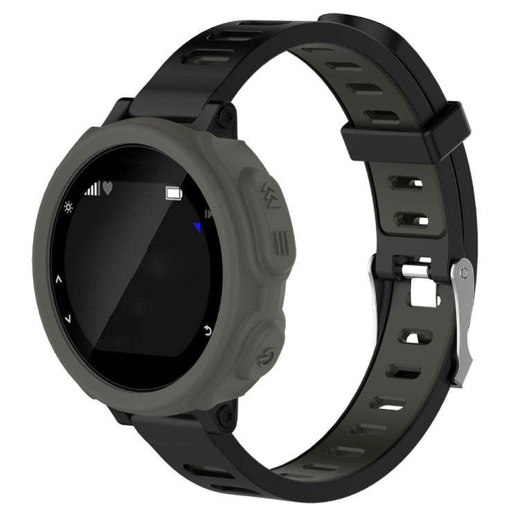 Solid Color Silicone Watch Protective Case for Garmin F235 / F750(Grey) - Screen Protector by ENKAY | Online Shopping South Africa | PMC TechLife | Buy Now Pay Later Mobicred