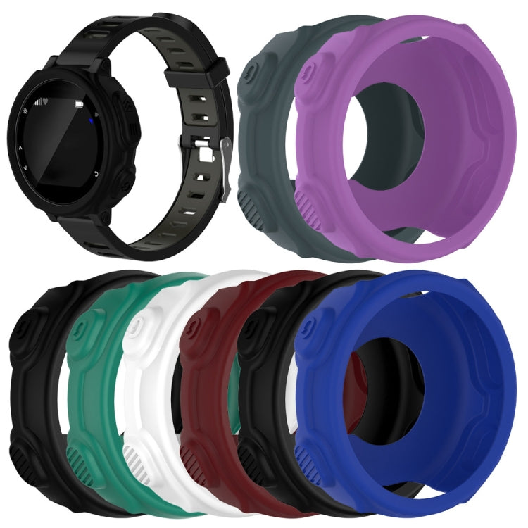 Solid Color Silicone Watch Protective Case for Garmin F235 / F750(Grey) - Screen Protector by ENKAY | Online Shopping South Africa | PMC TechLife | Buy Now Pay Later Mobicred