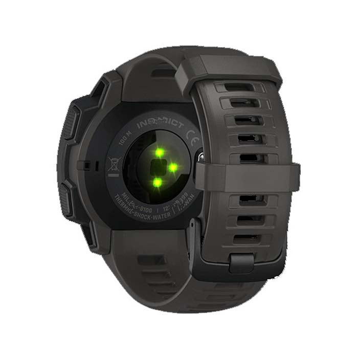 Silicone Watch Band for Garmin Instinct 22mm, Host not Included(Black) - Watch Bands by PMC TechLife | Online Shopping South Africa | PMC TechLife | Buy Now Pay Later Mobicred
