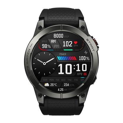 Zeblaze Stratos 3 1.43 inch AMOLED Screen IP68 Waterproof Smart Watch, Support Bluetooth Call / GPS (Black) - Smart Watches by Zeblaze | Online Shopping South Africa | PMC Jewellery | Buy Now Pay Later Mobicred