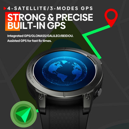 Zeblaze Stratos 3 1.43 inch AMOLED Screen IP68 Waterproof Smart Watch, Support Bluetooth Call / GPS (Black) - Smart Watches by Zeblaze | Online Shopping South Africa | PMC Jewellery | Buy Now Pay Later Mobicred