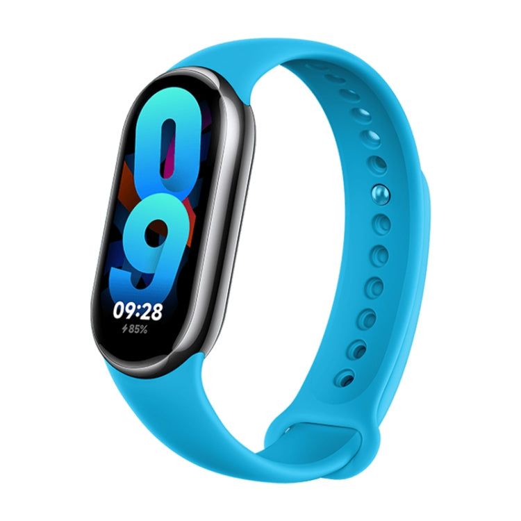 Original For Xiaomi Mi Band 8 TPU Watch Band(Blue) - Watch Bands by Xiaomi | Online Shopping South Africa | PMC Jewellery | Buy Now Pay Later Mobicred