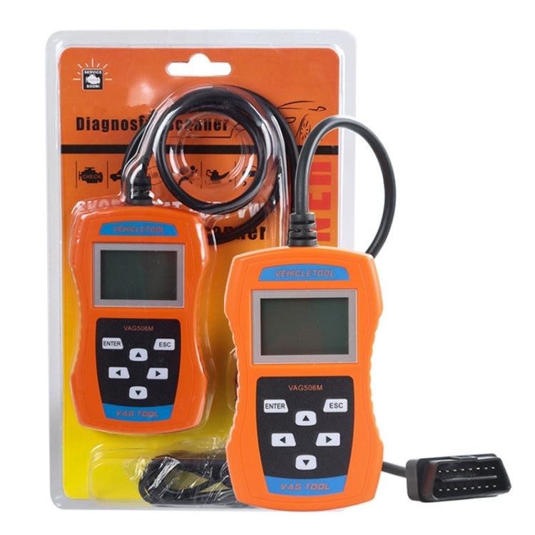 VAG506M Car Mini Code Reader OBD2 Fault Detector Diagnostic Tool, Southern European Version - free shipping - PMC TechLife - Order now!