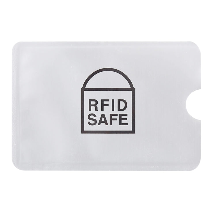 100pcs Aluminum Foil Anti Theft RFID Blocking Sleeve Card Protector, Size: 9.1*6.3cm - free shipping - PMC TechLife - Order now!