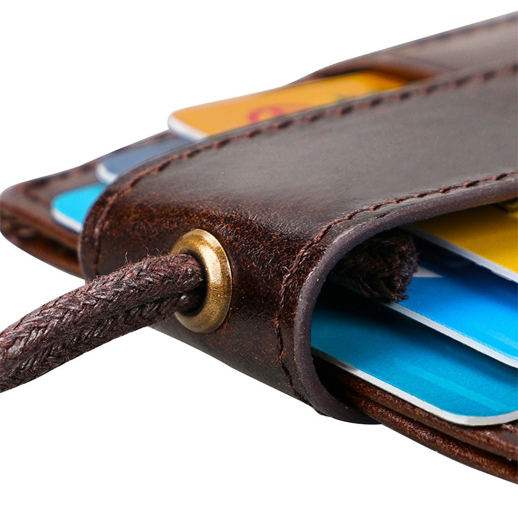 KB153 Antimagnetic RFID Leather Card Holder ID Card Badge with Lanyard(Black) - Antimagnetic RFID Package by PMC TechLife | Online Shopping South Africa | PMC TechLife | Buy Now Pay Later Mobicred