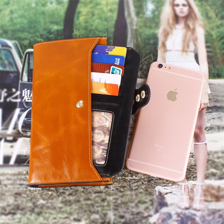 8239 Antimagnetic RFID Multi-function Leather Lady Wallet Large-capacity Purse with Detachable Card Holder(Blue) - Antimagnetic RFID Package by PMC TechLife | Online Shopping South Africa | PMC TechLife | Buy Now Pay Later Mobicred