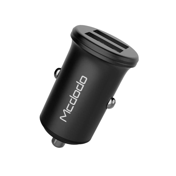 Mcdodo CC-3851 Dual USB Ports Smart Car Charger, For iPhone, iPad, Samsung, HTC, Sony, LG, Huawei, Lenovo, and other Smartphones or Tablet(Black) - Car Charger by Mcdodo | Online Shopping South Africa | PMC Jewellery