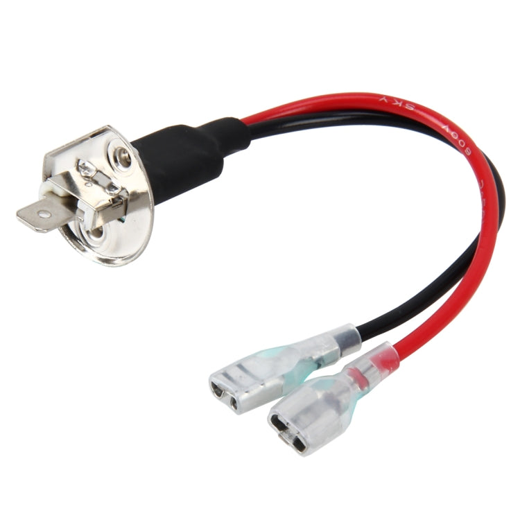 2 PCS Universal H1 Conversion Bulb Harness Wire Plugs Power Wire Adapter Connectors - Wires by PMC TechLife | Online Shopping South Africa | PMC TechLife | Buy Now Pay Later Mobicred