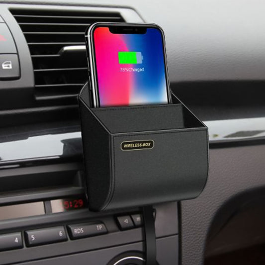 Multi-function Car Air Outlet Wireless Charger Storage Box - Stowing Tidying by PMC Jewellery | Online Shopping South Africa | PMC Jewellery