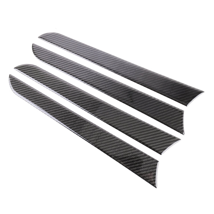 4 PCS Car Carbon Fiber Inner Door Panel Decorative Sticker for Audi A4L / A5 / Q5 - Car Interior Mouldings by PMC TechLife | Online Shopping South Africa | PMC TechLife