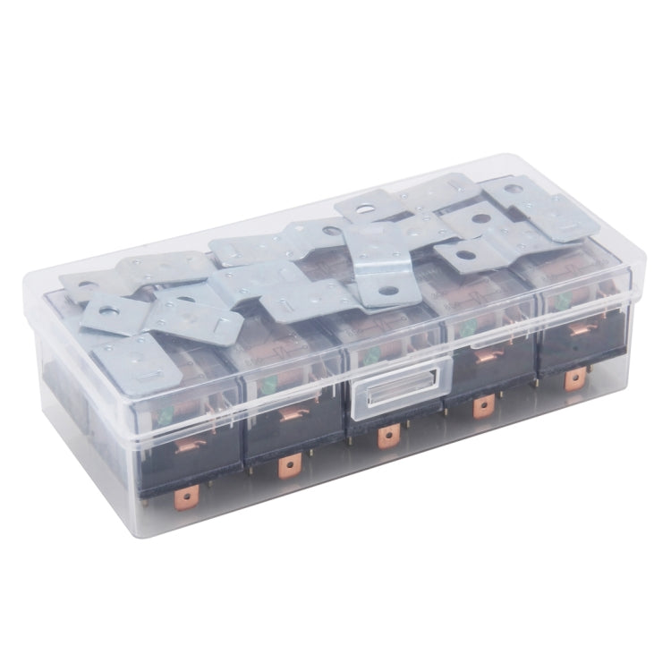 10 PCS JD-1912 80 AMP 12V Waterproof Car Auto Four Plugs Relay with Warning Light - Relays by PMC TechLife | Online Shopping South Africa | PMC TechLife