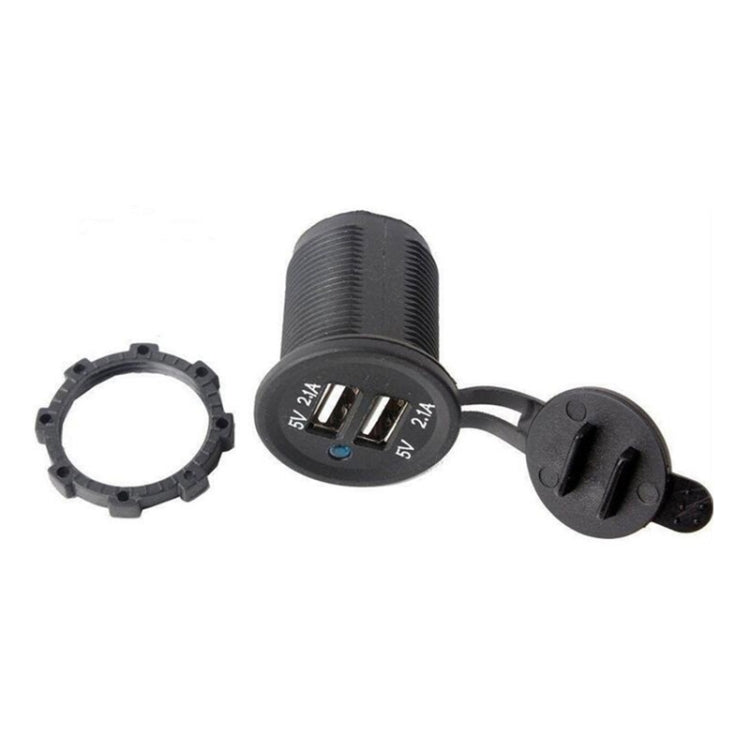 Car Motorcycle ABS Dual Port Charger - DIY Modified Charger by PMC TechLife | Online Shopping South Africa | PMC TechLife